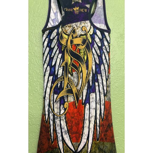 Deadly Sins Y2K Pride Embellished Cotton Tank Top Women’s Size S M - Picture 4 of 8